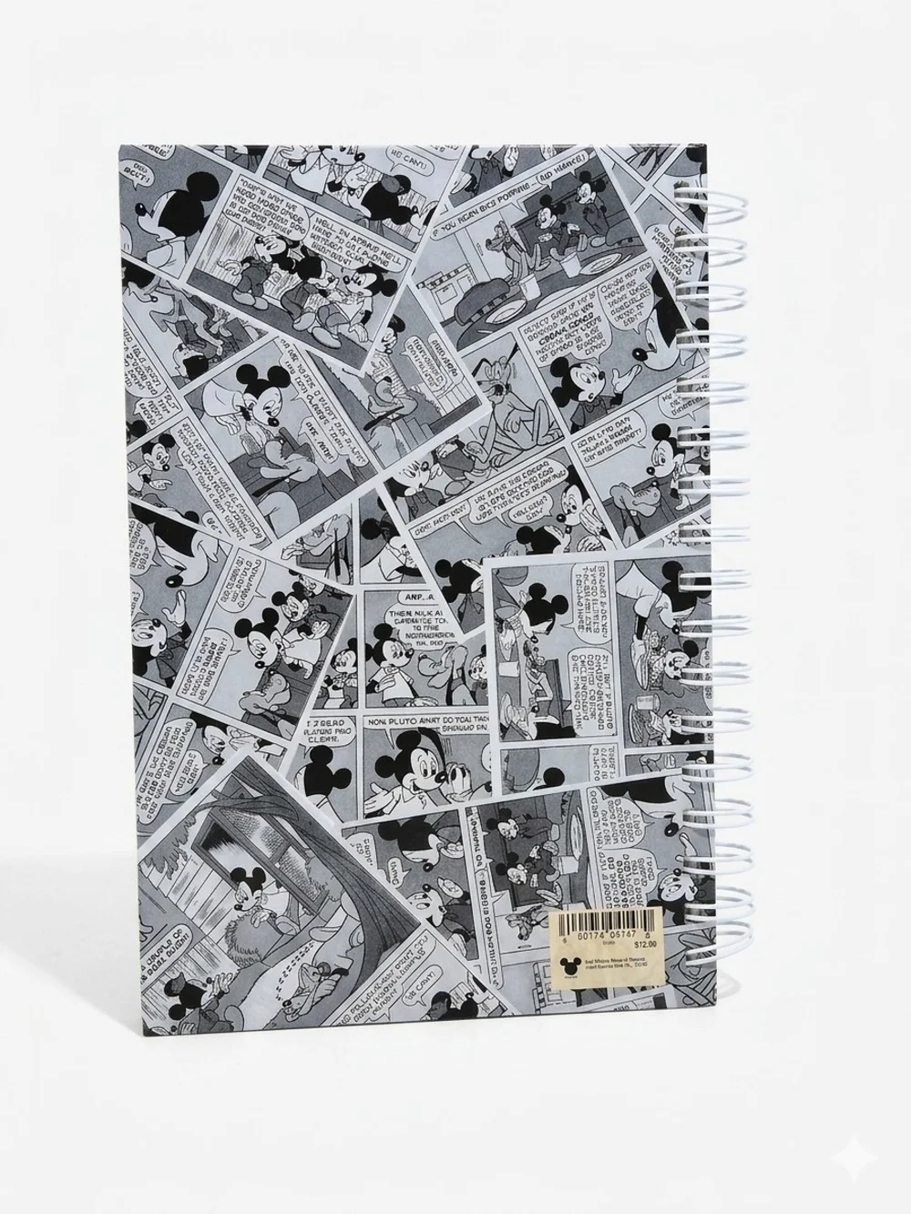 NEW Disney Parks Spiral Bound Mickey Mouse Lined Journal  (0071)